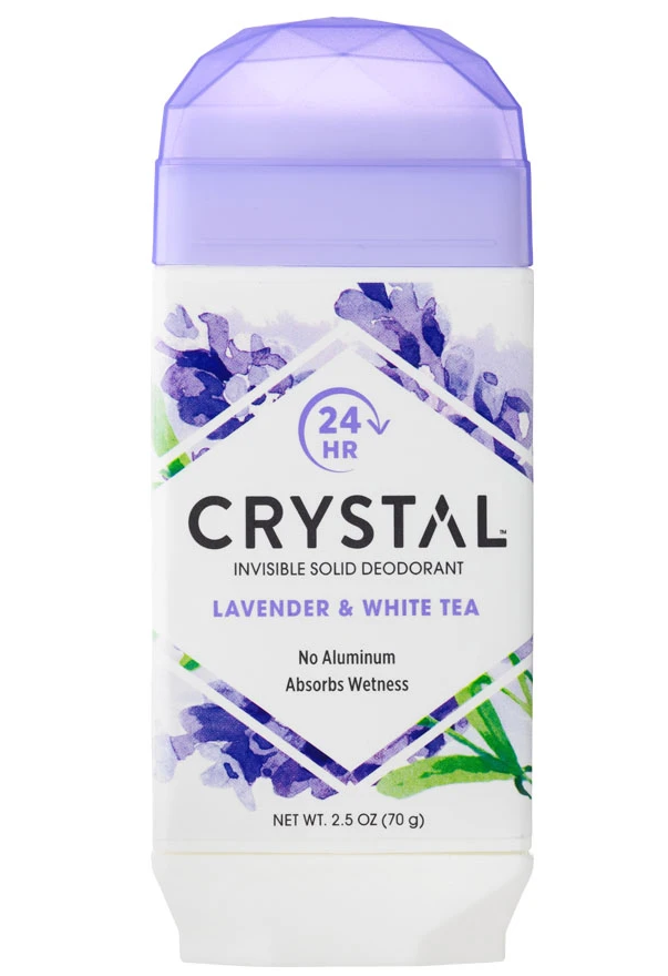 Crystal Deodorant Solid Lavendar & White Tea 70g